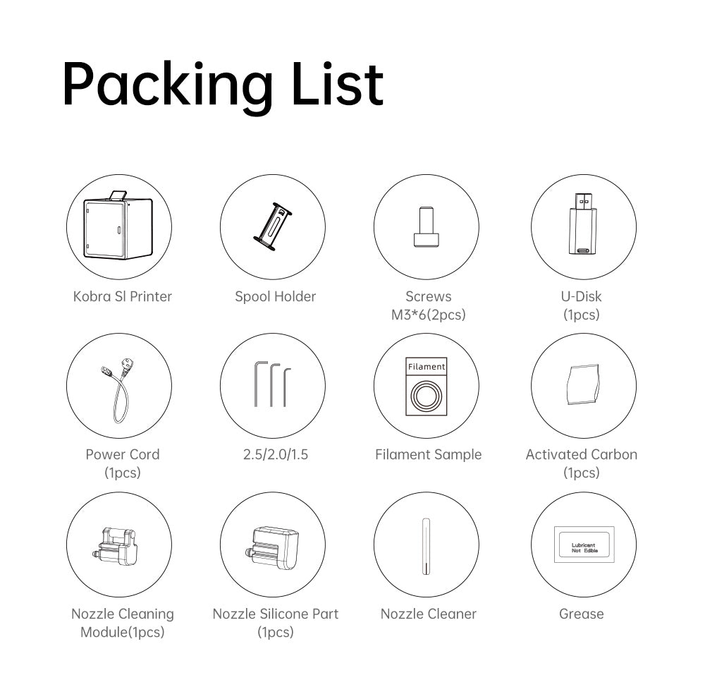 3D tlačiareň Anycubic Kobra S1, uzavretá konštrukcia CoreXY, ultra-rýchly tlač 600 mm/s, podpora tlače viacerých farieb s ACE Pro, 320℃ tlačová hlava, ultra-tichý chod 44dB, 250*250*250mm