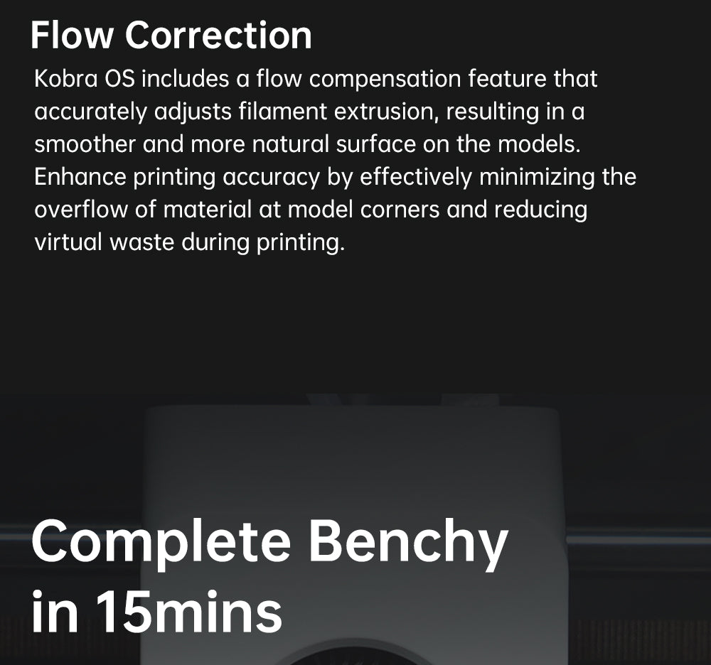 3D tlačiareň Anycubic Kobra S1, uzavretá konštrukcia CoreXY, ultra-rýchly tlač 600 mm/s, podpora tlače viacerých farieb s ACE Pro, 320℃ tlačová hlava, ultra-tichý chod 44dB, 250*250*250mm