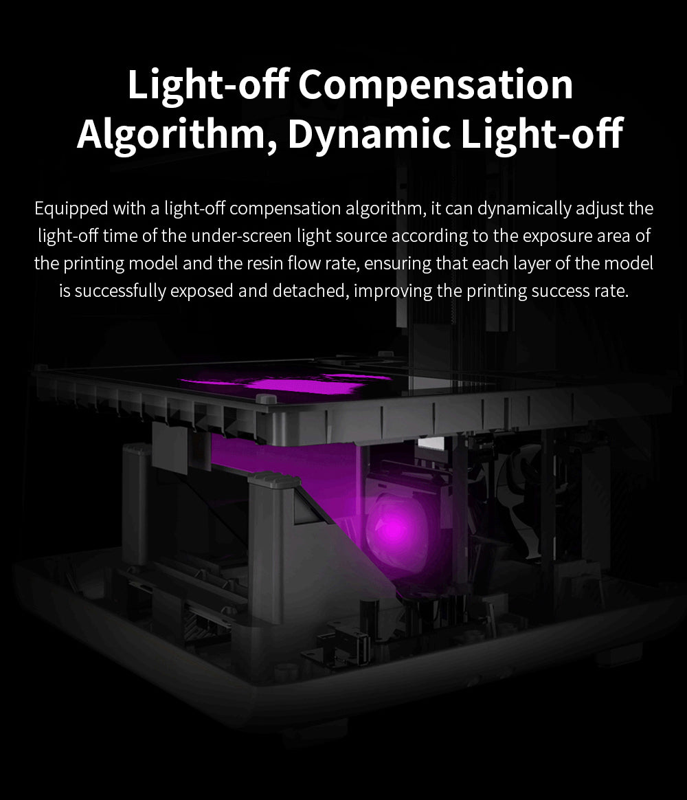 Anycubic Photon Mono M7 Pro živicová 3D tlačiareň, výška vrstvy 0,1 mm, rýchlosť tlače 170 mm/h, 14K COB LighTurbo 3.0 zdroj svetla, 10,1