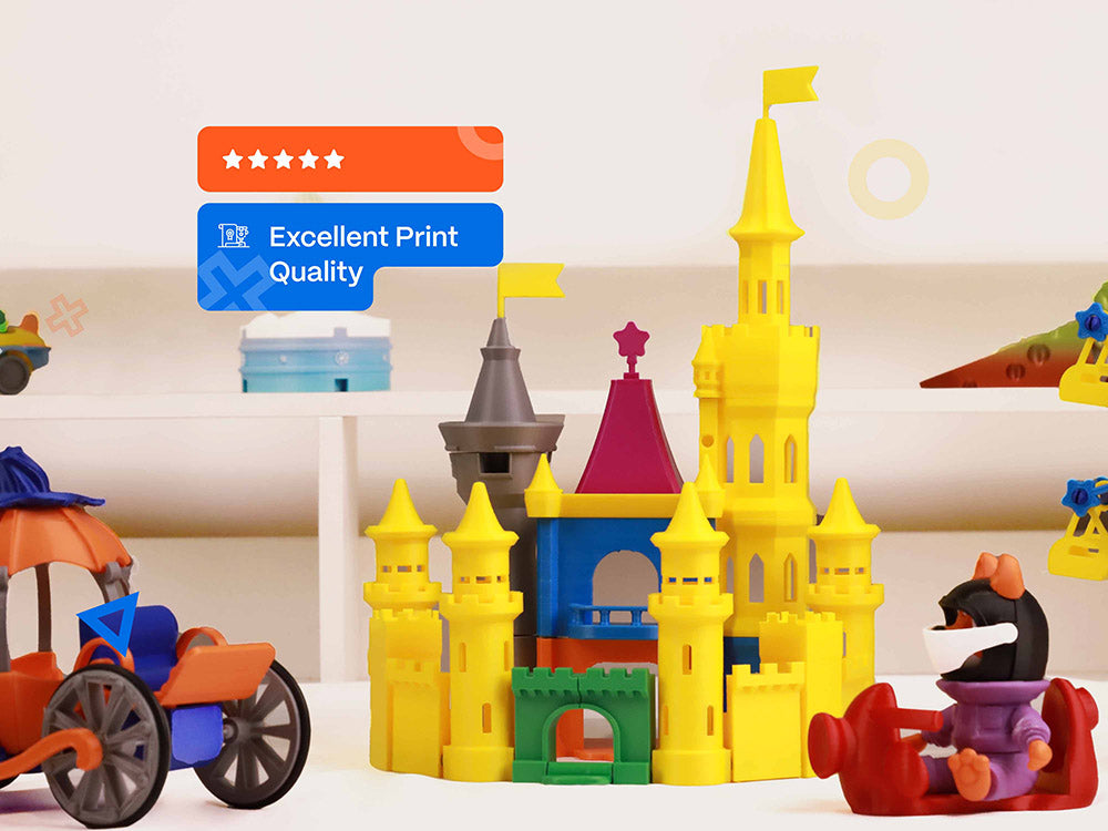 3D tlačiareň AOSEED X-MAKER pre deti a začiatočníkov, bez nutnosti vyrovnávania podložky, tlač cez Wi-Fi, ultra tichý chod, ovládanie cez aplikáciu, podporuje filamenty PLA/ABS