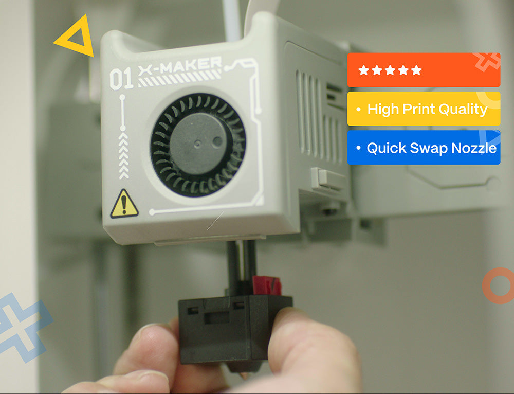 3D tlačiareň AOSEED X-MAKER JOY pre deti, s interakciou prostredníctvom umelej inteligencie a hlasových povelov, ovládanie cez inteligentnú aplikáciu, časozáznamové video, mini program.