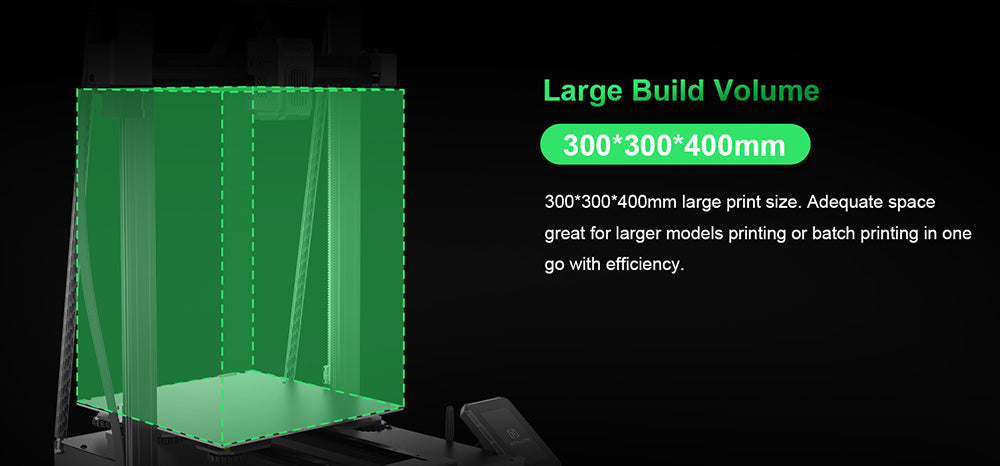 3D tlačiareň Artillery Sidewinder X4 Plus, 300*300*400mm, tlačová rýchlosť 500mm/s, kovové lineárne vodidlá XY, automatické vyrovnanie, efektívne chladiace ventilátory 8000 ot/min
