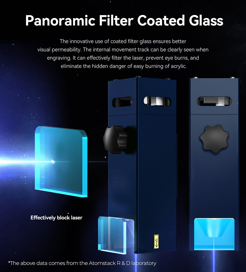 Laserový gravírovací a rezací stroj ATOMSTACK A10 Pro 10W, vysoká presnosť 0,01 mm, pevné zaostrenie, dvojité kompresné zaostrenie, 410*400 mm