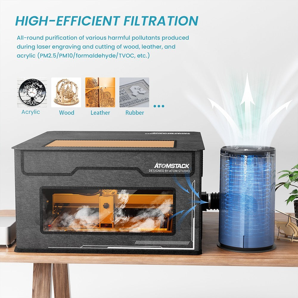 ATOMSTACK Maker D2 Laserový čistič vzduchu s vysokou účinností