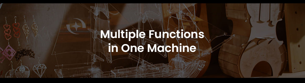 Laserový gravírovací a rezací stroj ATOMSTACK Hurricane CO2 triedy 1, 55 W výkon, 0,01 mm presnosť, 600 mm/s rýchlosť gravírovania, 500*300 mm, viditelný červený svetelný indikátor, 5MP kamera, automatický hasiaci systém, systém odvodzovania dymu