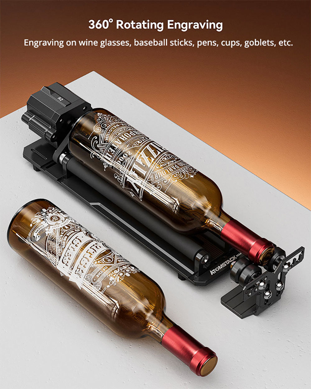 ATOMSTACK R2-B Jednoduchý rotačný valec