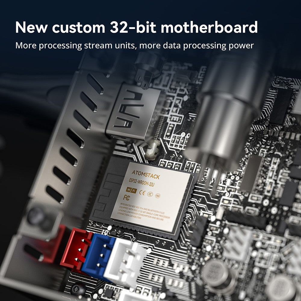 Laserový gravírovací a rezací stroj ATOMSTACK S40 Pro s prídavnou sadou F30 Pro Air Assist, 48W laserový výkon, pevné zaostrenie, presnosť gravírovania 0,01 mm, dvojitý režim 24W/48W, ovládanie cez aplikáciu, 400*400 mm