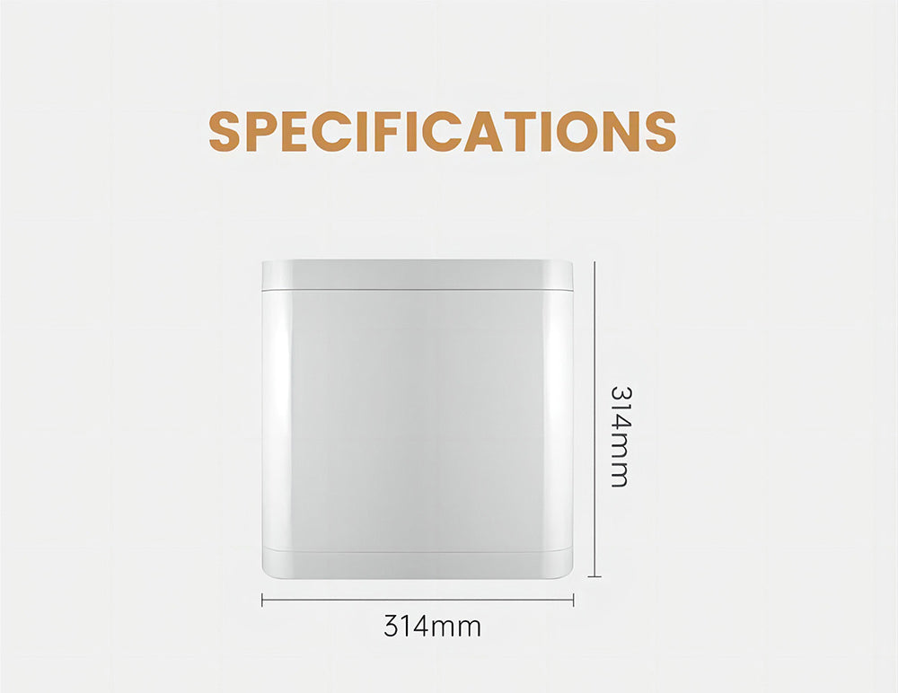 Kuchynský kompostér BEECO HQD-314Pro, kapacita 3,3 l, premieňa odpad na prírodné hnojivo, zabudované UVC svetlo, detský zámok, LCD obrazovka