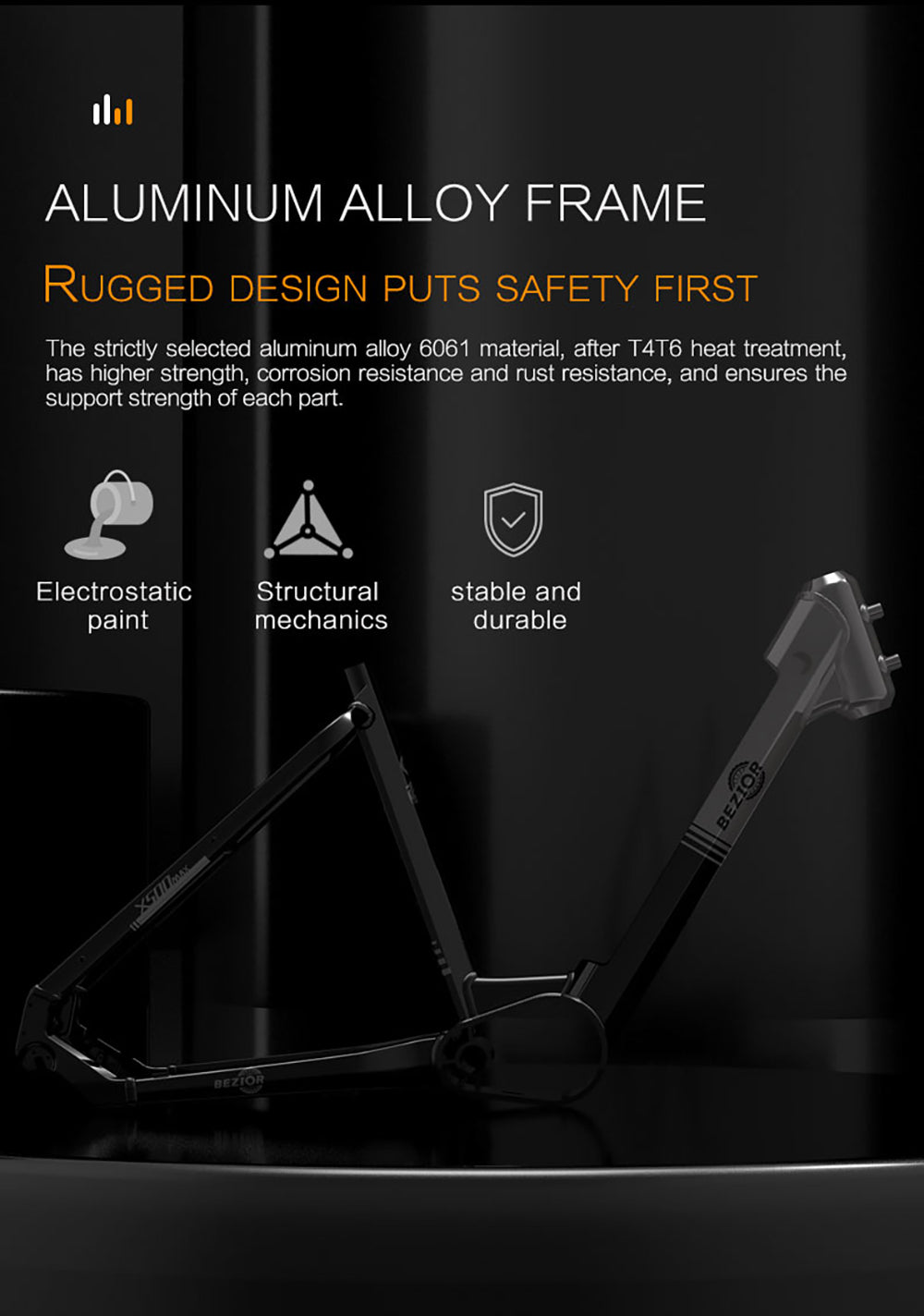 Elektrokol Bezior X500 MAX, 750W motor Bafang, 48V 37,5Ah odnímateľná batéria, 20*4,0 palcové široké pneumatiky, max. rýchlosť 48 km/h, dojazd 220 km, predná pružinová vidlica, hydraulické kotúčové brzdy, 7-stupňová prevodovka Shimano.