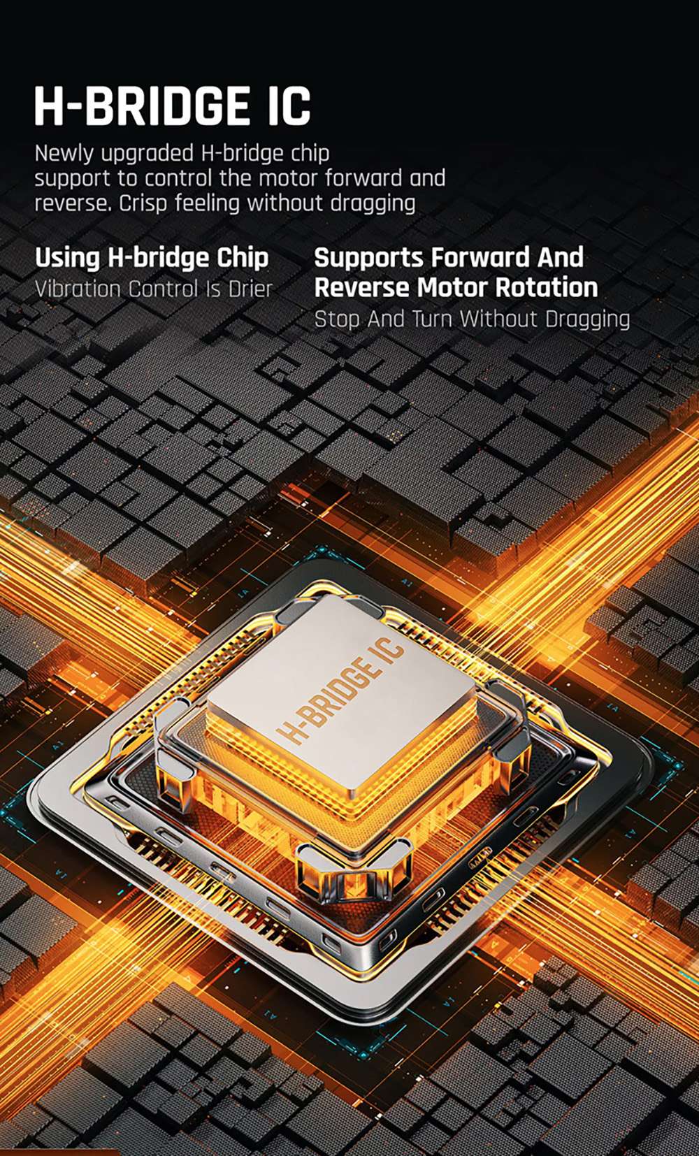 Bezdrátový herní ovladač BIGBIG WON GALE HALL, 3 režimy pripojenia, Hallov joystick a spoušť, kompatibilný s Switch / PC / iOS / Android