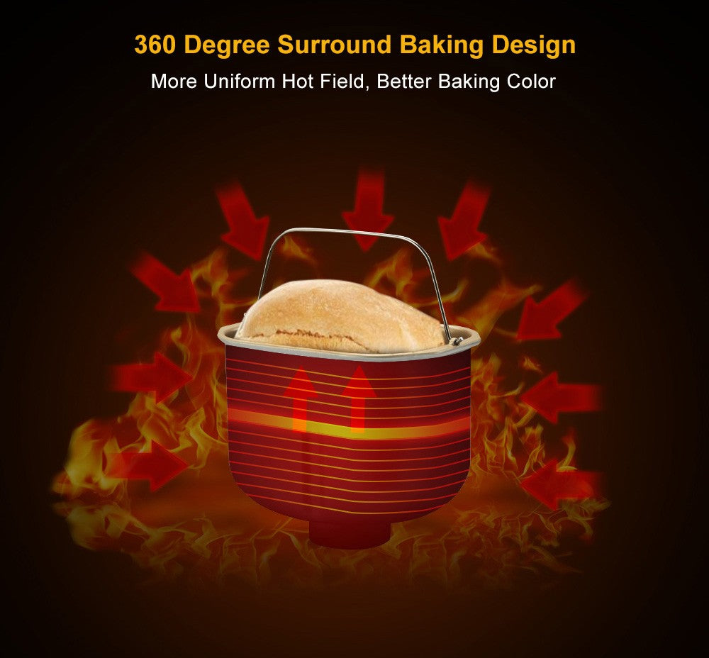 Automatický pekársky stroj Biolomix BBM013 z nerezovej ocele, 19 v 1