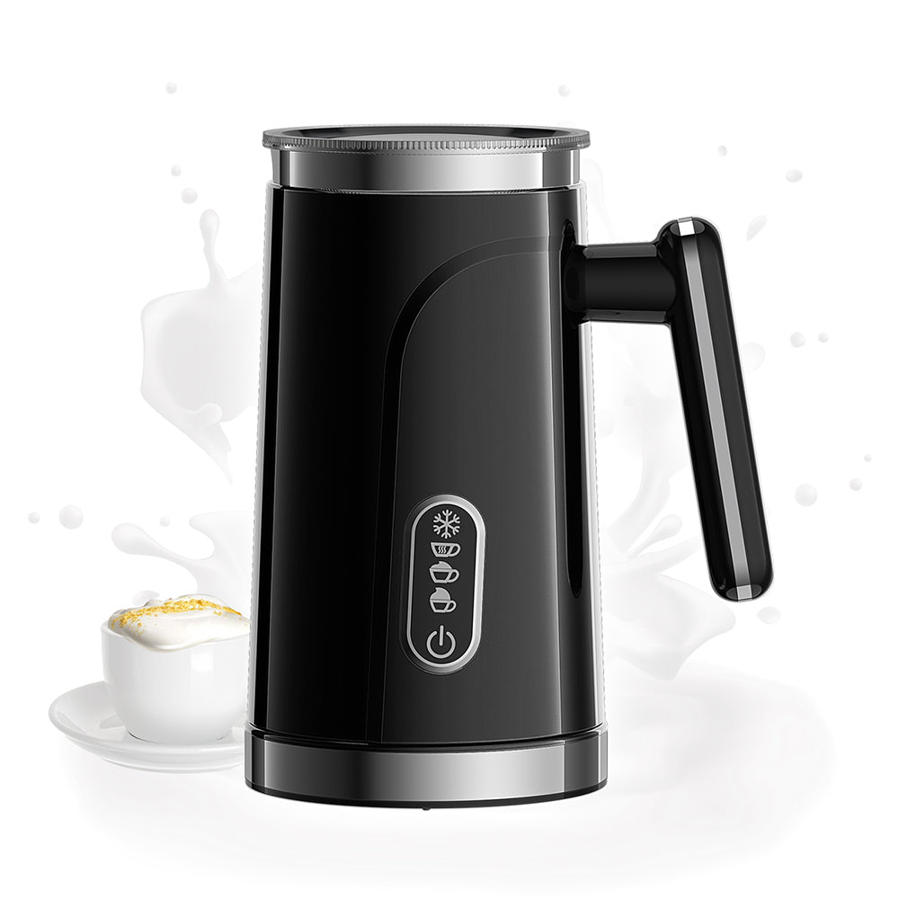 BioloMix BMF101 4v1 elektrický ohrievač a penyovač mlieka, automatické ohrievanie a chladenie, na latte, penyovač, horúcu čokoládu, cappuccino - čierna