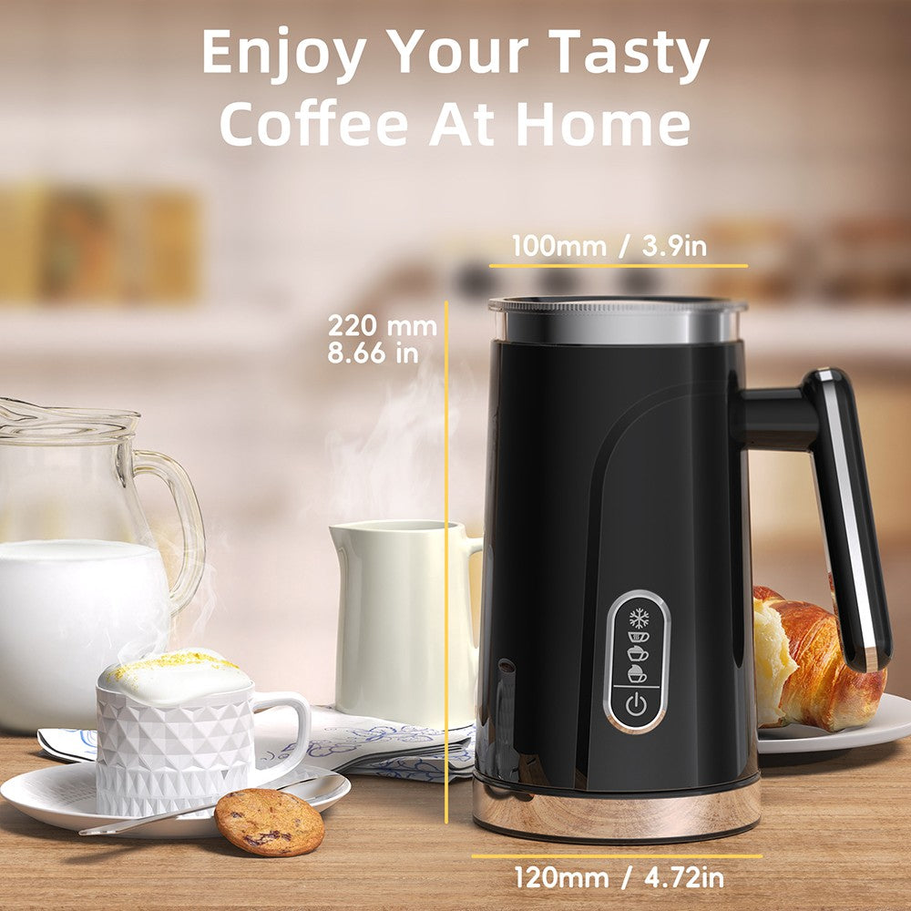 BioloMix BMF101 4v1 elektrický ohrievač a penyovač mlieka, automatické ohrievanie a chladenie, na latte, penyovač, horúcu čokoládu, cappuccino - čierna