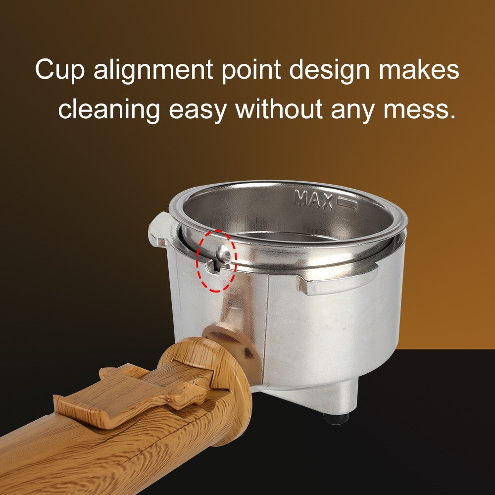 Poloprofesionálny kávovar na espresso BioloMix CM7008 s parným peničom na mlieko, tlak 20 barov, nádrž na vodu 1,1 l, na jednu/dve šálky