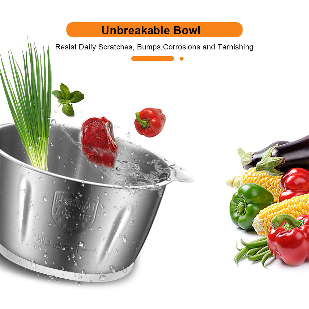 Elektrický mlynček na mäso BioloMix CP615, 2 rýchlosti (nízka/vysoká), 500W motor, 2L kapacita