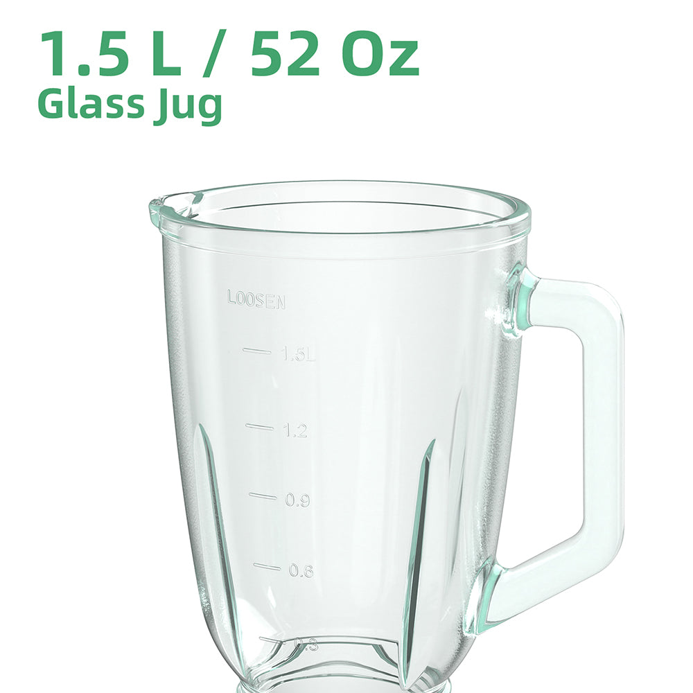 BioloMix SF701 1300W smoothie mixér s 1,5l sklenicou, 2 režimy otáčok, pulzná funkcia