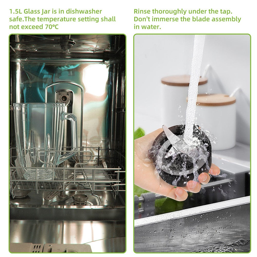 BioloMix SF701 1300W smoothie mixér s 1,5l sklenicou, 2 režimy otáčok, pulzná funkcia