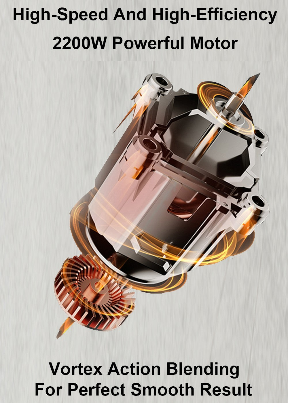 Mixér BioloMix T5200 3HP 2200W s časovačom, mixér na ovocie a jedlo, odšťavňovač, kapacita 2L, bez BPA.