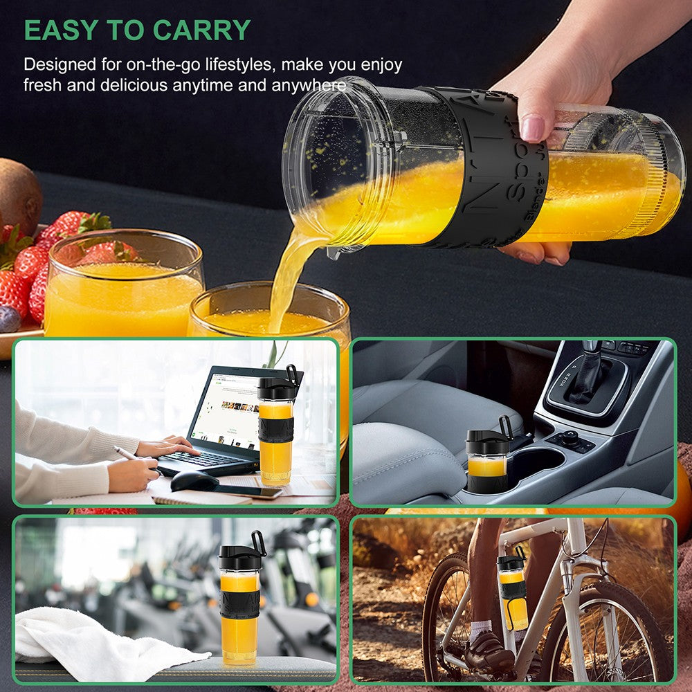 Multifunkčný kuchynský robot BioloMix TB23M 3 v 1, 700W prenosný odšťavňovač, osobný mixér, mlynček na mäso, mlynček na kávu a korenie, sekáček na mäso, mixér na smoothie a ovocie.