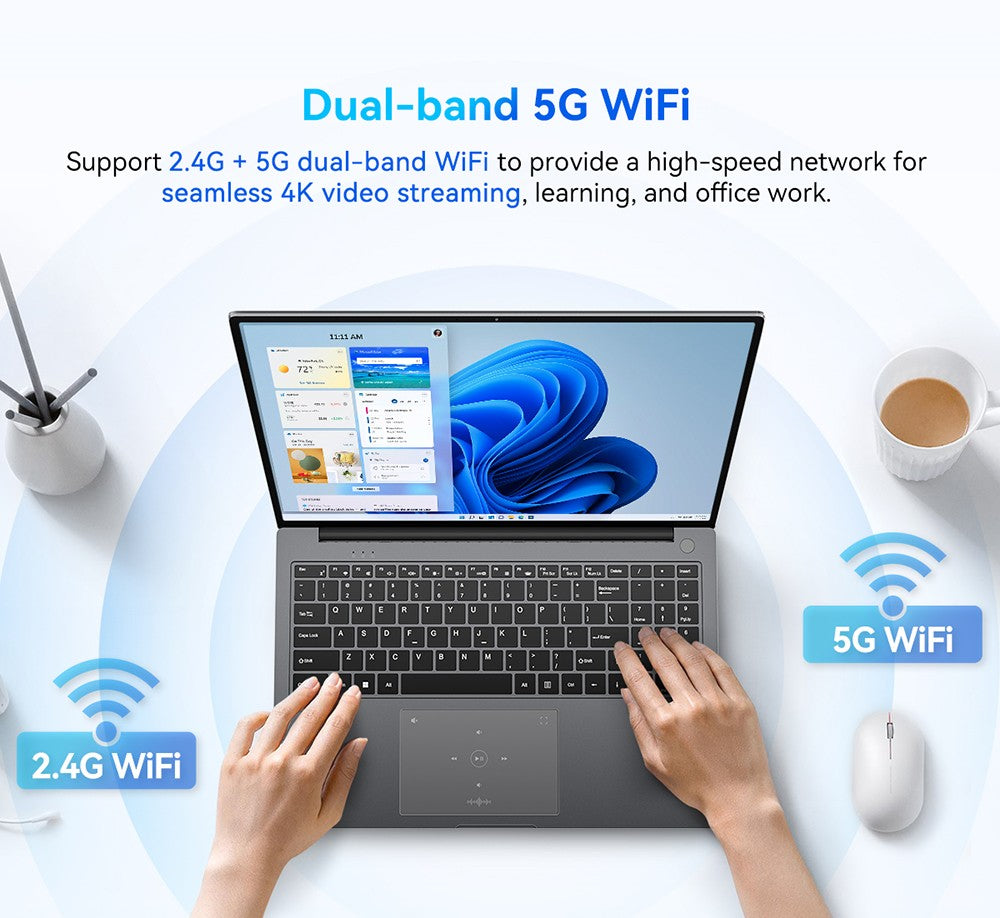 Notebook Blackview Acebook 12, 16" IPS displej s rozlíšením 1920*1200, Intel Core i5-1030NG7 s 4 jadierami a maximálnou frekvenciou 3,5 GHz, 16 GB RAM, 512 GB SSD, WiFi 5, Bluetooth 4.2, 1x plne funkčný port Type-C, 2x USB 3.2, 1x USB 2.0, 1x HDMI, 1x slot na SD kartu, 1x audio jack, batéria 57 Wh.