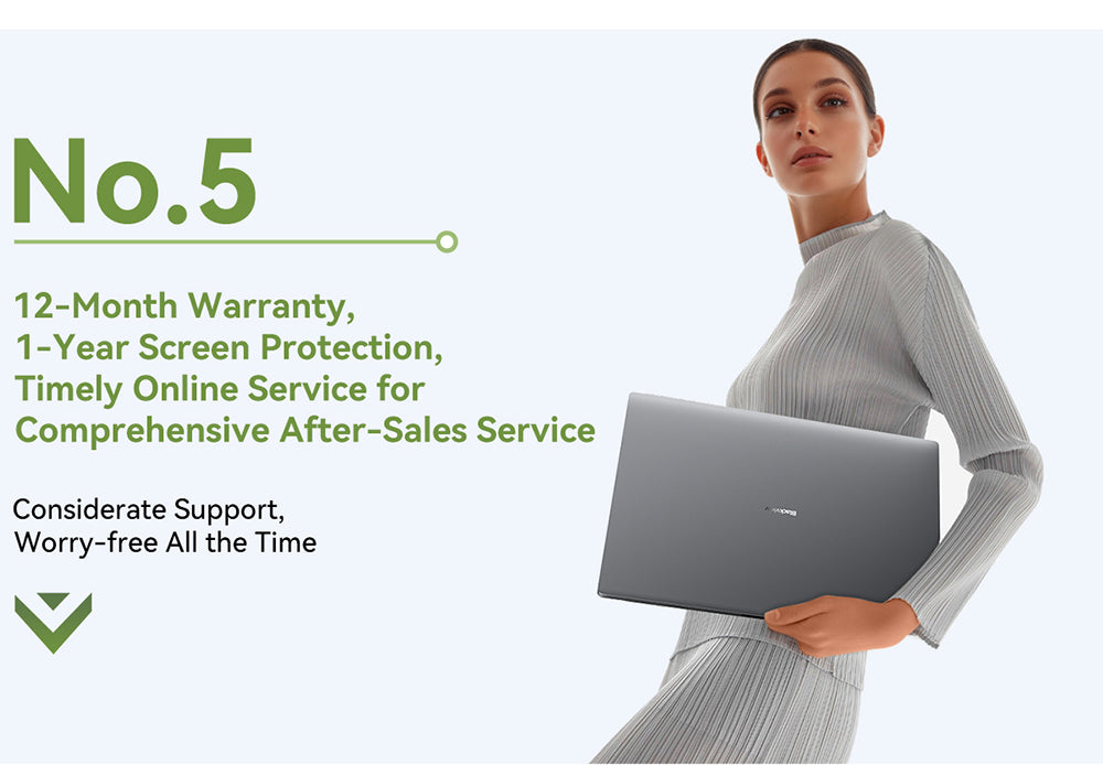 Notebook Blackview Acebook 12, 16" IPS displej s rozlíšením 1920*1200, Intel Core i5-1030NG7 s 4 jadierami a maximálnou frekvenciou 3,5 GHz, 16 GB RAM, 512 GB SSD, WiFi 5, Bluetooth 4.2, 1x plne funkčný port Type-C, 2x USB 3.2, 1x USB 2.0, 1x HDMI, 1x slot na SD kartu, 1x audio jack, batéria 57 Wh.