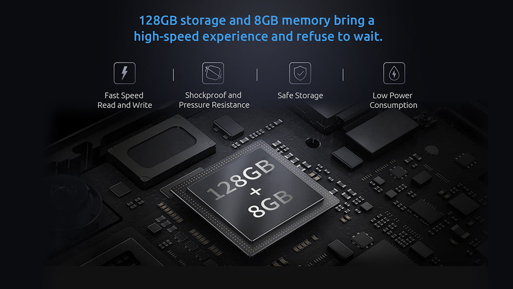 BMAX B1 Pro Mini PC Intel Gemini Lake N4000 až 2,6 GHz Windows 11 8GB RAM 128GB SSD 2,4G/5G Dual Band WiFi Bluetooth 4.2 - EU