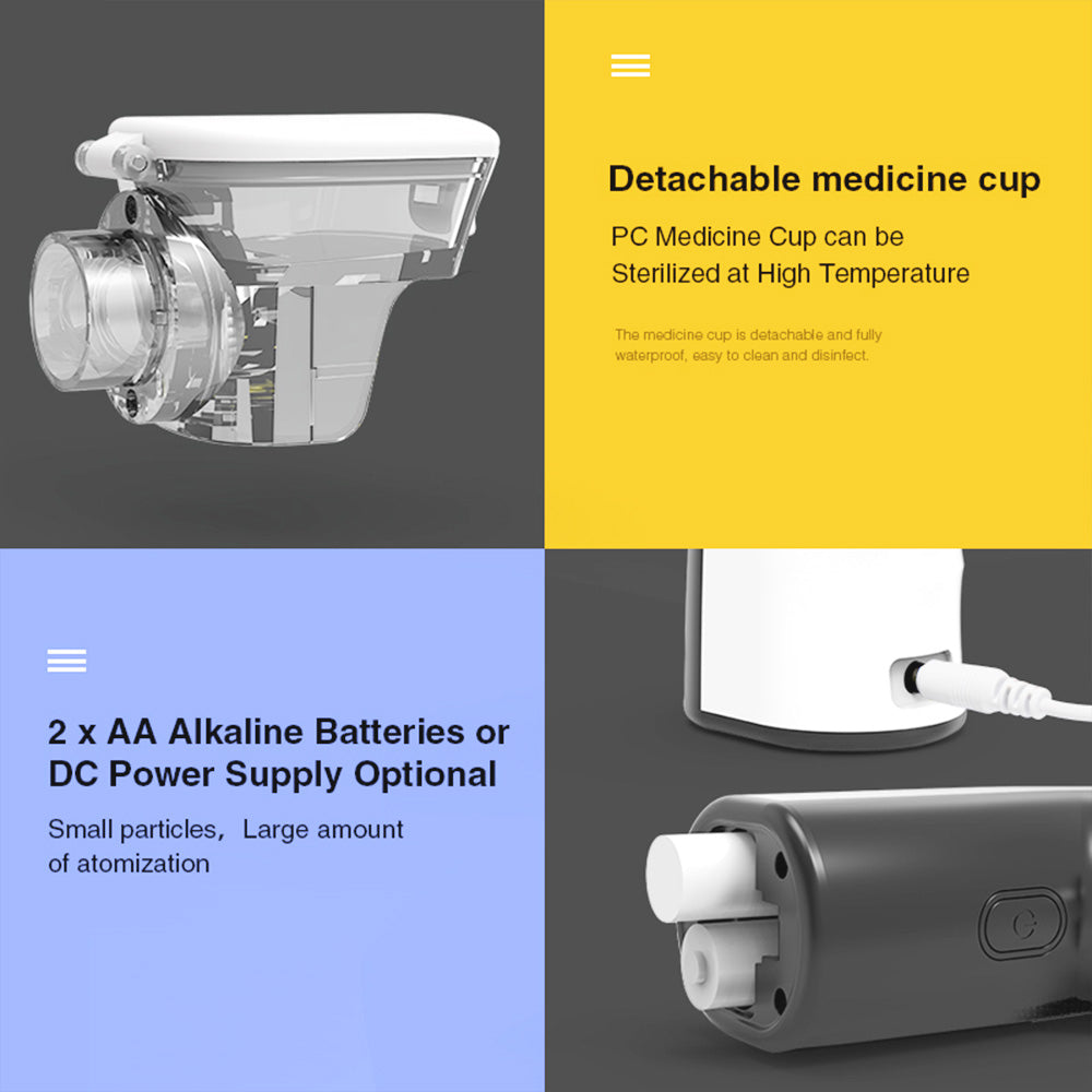 Prenosný nebulizér BOXYM N3 pre astma a CHOPN, vhodný do domácnosti, pre deti aj dospelých.