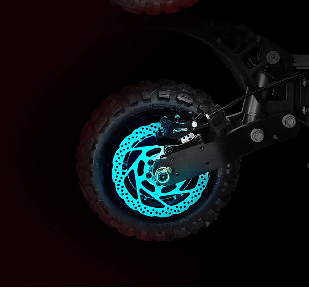 Elektromobilná kolobežka BOYUEDA S3-11, 2*3000W motor, 60V 38AH batéria, 11-palcové kolesá, maximálna rýchlosť 85 km/h, dojazd 120 km, dvojité hydraulické kotúčové brzdy, hydraulické tlmiče nárazov, LCD displej.