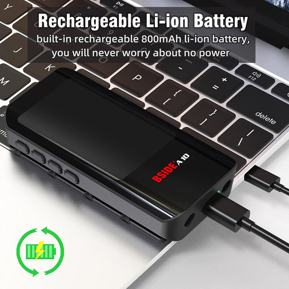 BSIDE A10 Inteligentný digitálny multimeter, 9999 True RMS EBTN farebný displej, DC AC napätie, kapacita, ohm, dióda, NCV, Hz, tester živého drôtu