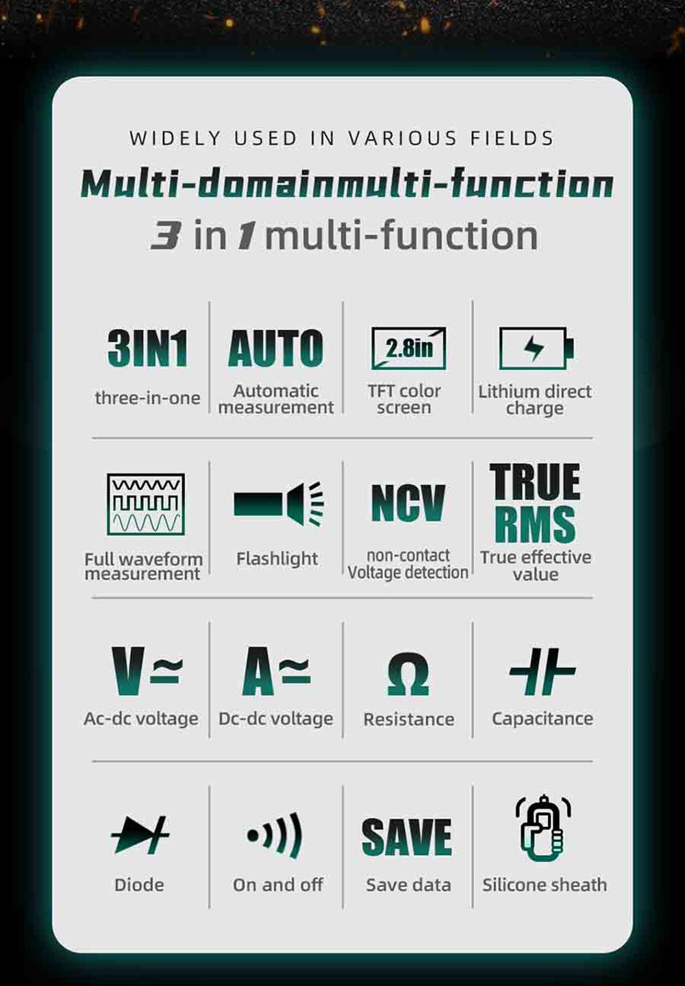 Digitálny osciloskop BSIDE O1, ručný multimeter, ukladanie priebehu signálu, frekvencia vzorkovania 48 MSa/s, 10 MHz, profesionálny tester elektronických komponentov - červená