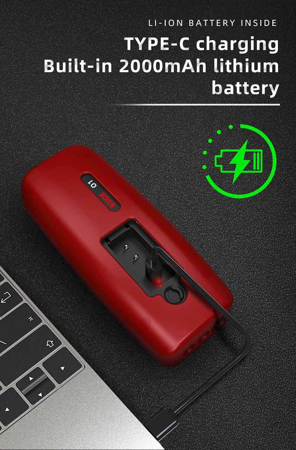 Digitálny osciloskop BSIDE O1, ručný multimeter, ukladanie priebehu signálu, frekvencia vzorkovania 48 MSa/s, 10 MHz, profesionálny tester elektronických komponentov - červená