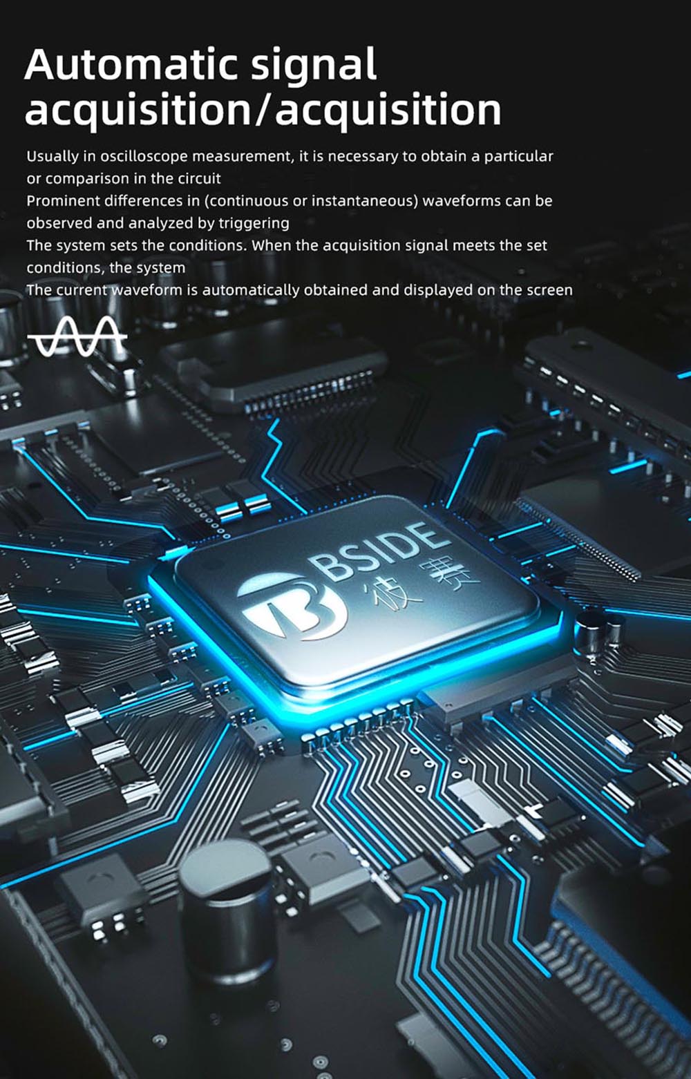 Digitálny osciloskop BSIDE O1, ručný multimeter, ukladanie priebehu signálu, frekvencia vzorkovania 48 MSa/s, 10 MHz, profesionálny tester elektronických komponentov - červená