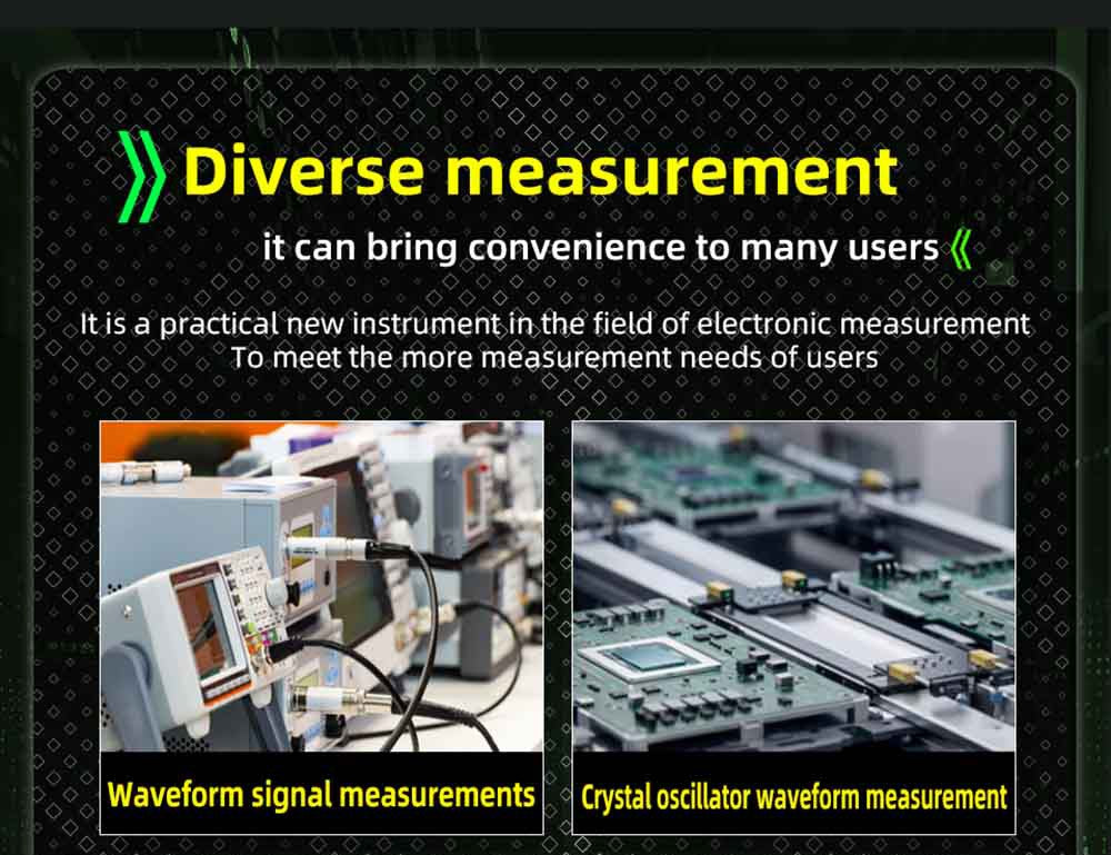 BSIDE O2 dvojkanálový osciloskop, šírka pásma 50 MHz, frekvencia vzorkovania v reálnom čase 250 MSa/s, 3,98-palcový TFT LCD displej, 7 tvarov signálov