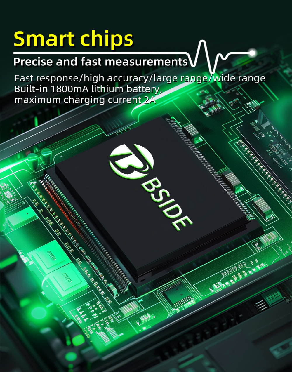 BSIDE OT2 Ručný digitálny osciloskop a multimeter, 10 MHz šírka pásma s frekvenciou vzorkování 48 MSa/s, 2,8-palcový LCD displej
