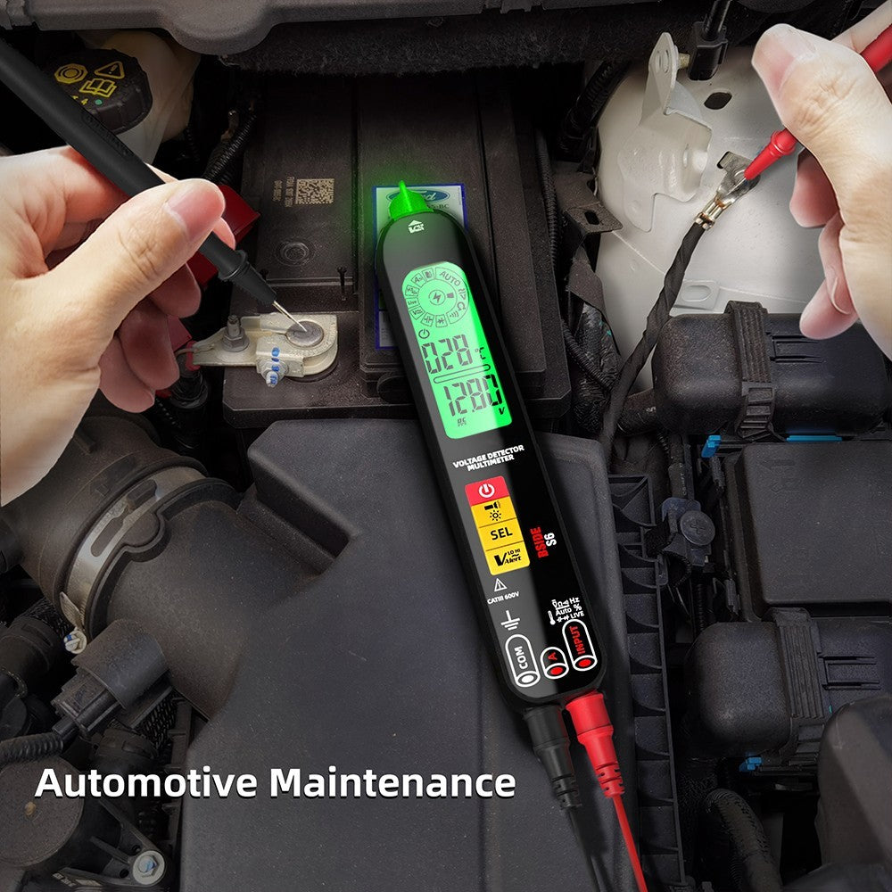 Multimeterový detektor napětí BSIDE S6, napěťová sonda AC/DC, černá