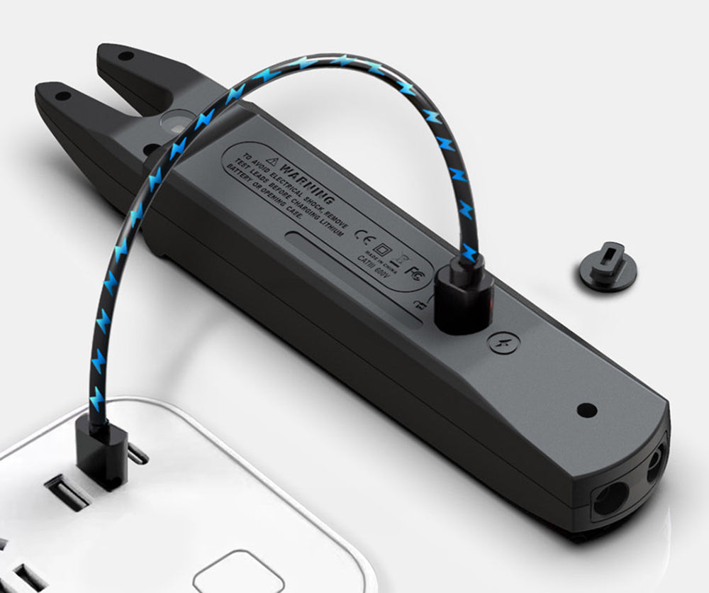 BSIDE U0 Digitálny striedavý multimeter, elektrická testovacia sonda, 6000 meraní, True RMS U-typ, farebný displej