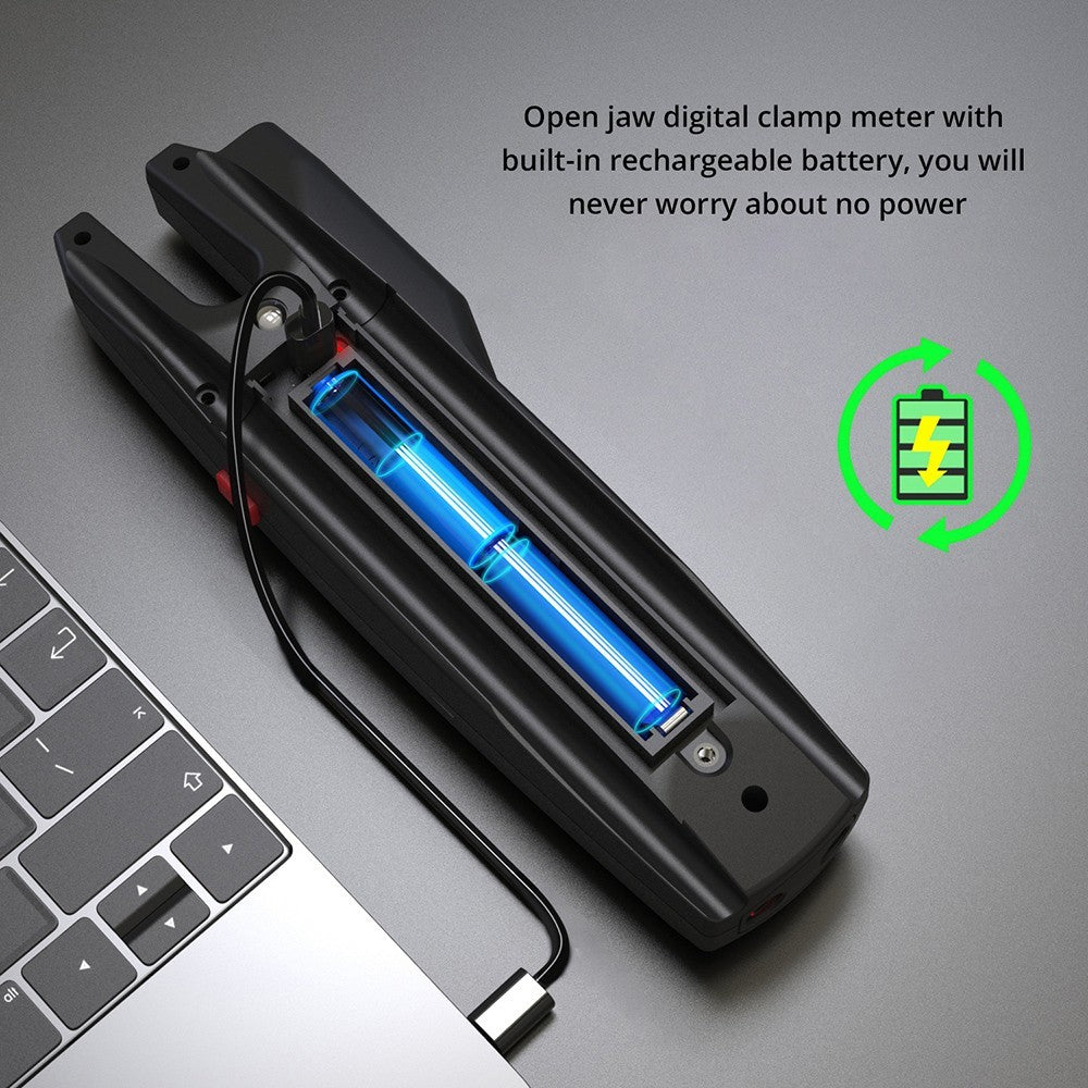 BSIDE U6 U-tvarovaný infračervený teplomer, multimeter, ampérmetr na meranie striedavého/rovnomerného napätia a prúdu