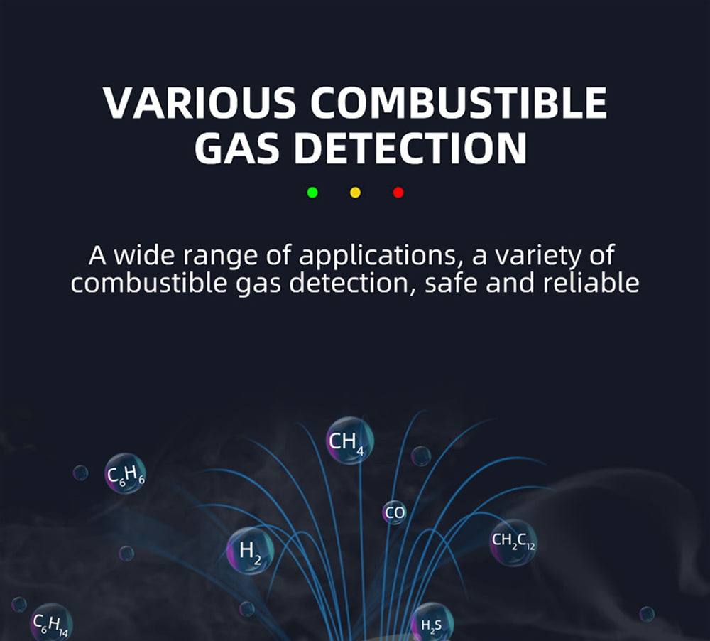 Digitálny hygrometer a detektor plynov BSIDE X4A, analyzátor hojivých plynov, teplomer a vlhkoměr, s akustickým a vizuálnym alarmom, LCD displejom, bez batérií, s taškou