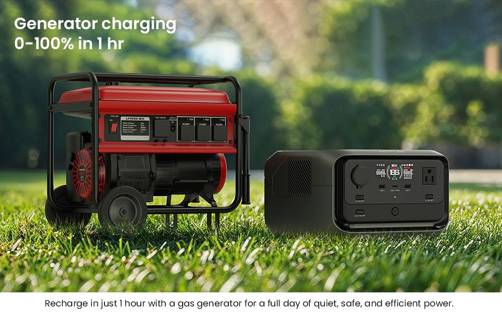 Prenosná elektráreň EcoFlow RIVER 3 Plus, 286Wh LiFePO4 batéria, 600W až 1200W AC výstup, 7 zásuviek, <10ms UPS a <30dB hluk, rozširuje sa na 858Wh, ovládanie cez aplikáciu, 1hodinové rýchlonabíjanie, solárny generátor pre vonkajšie kempovanie/karavány/domácnosť.