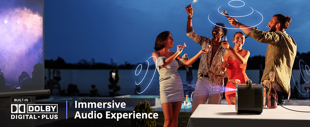 [Certifikovaný pre Netflix a Google TV] ETOE Seal Pro 1000 ANSI LCD projektor, natívne 1080P, certifikovaný Dolby Audio, automatické zaostrenie, automatická korekce lichobežníkového zkreslení, 2×10W reproduktory, integrovaný Chromecast, Google Assistant