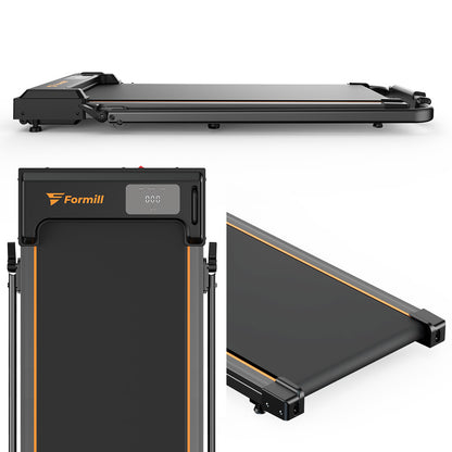 Formill FT-51 2-in-1 Walking Pad Treadmill, 2.5 HP Motor, Folding Treadmill up to 10 km/h, with LED Display and Remote Control, MAX 120KG, Ideal treadmill for Home and Office