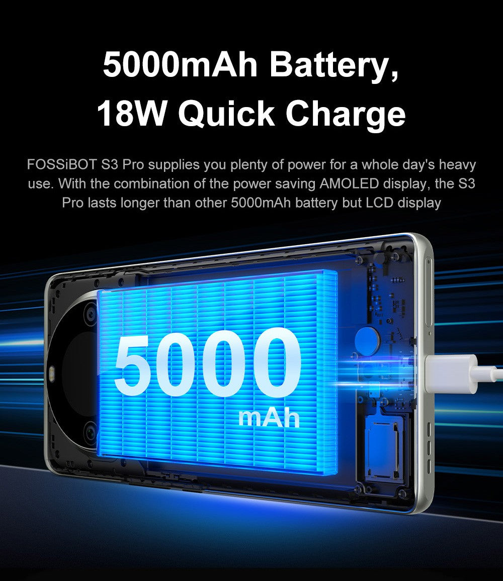 Smartfón FOSSiBOT S3 Pro 4G, 6,67