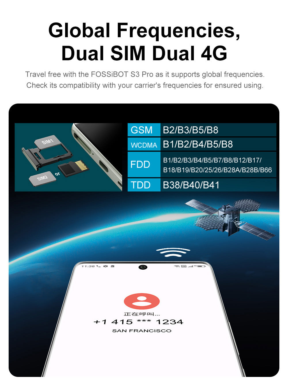 Smartfón FOSSiBOT S3 Pro 4G, 6,67