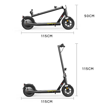 iScooter i9S Electric Scooter, 500W Motor, 10Ah Battery, 10-inch Pneumatic Tire, 30km/h Max Speed, 30km Range, Front Shock Absorption, Electronic Brake &amp; Disc Brake