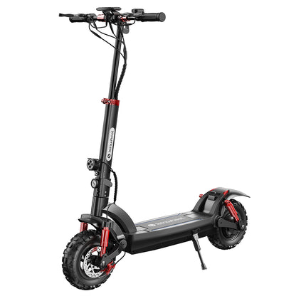 isinwheel GT2 Off-road Electric Scooter, 800W Motor, 48V 15Ah Battery, 11-inch Pneumatic Tires, 45km/h Max Speed, 45km Max Range, Disc Brake, Quadruple Shock Absorber - Black