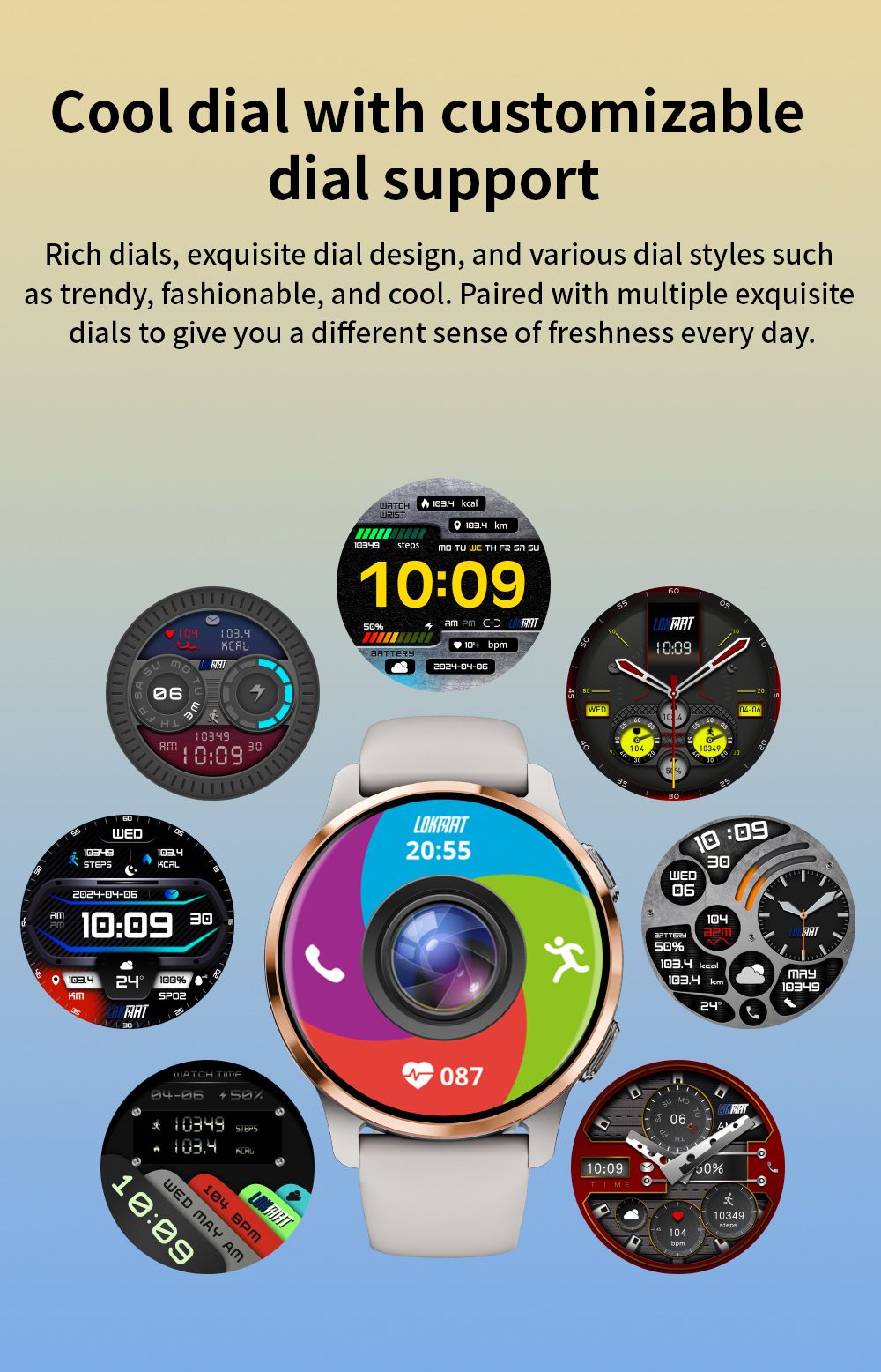 Inteligentné hodinky LOKMAT APPLLP 2, 1,508-palcový AMOLED displej, podpora 4G SIM karty, Android 8.1, NFC prístup, 24/7 monitorovanie zdravia, viaceré režimy pre rôzne sporty.