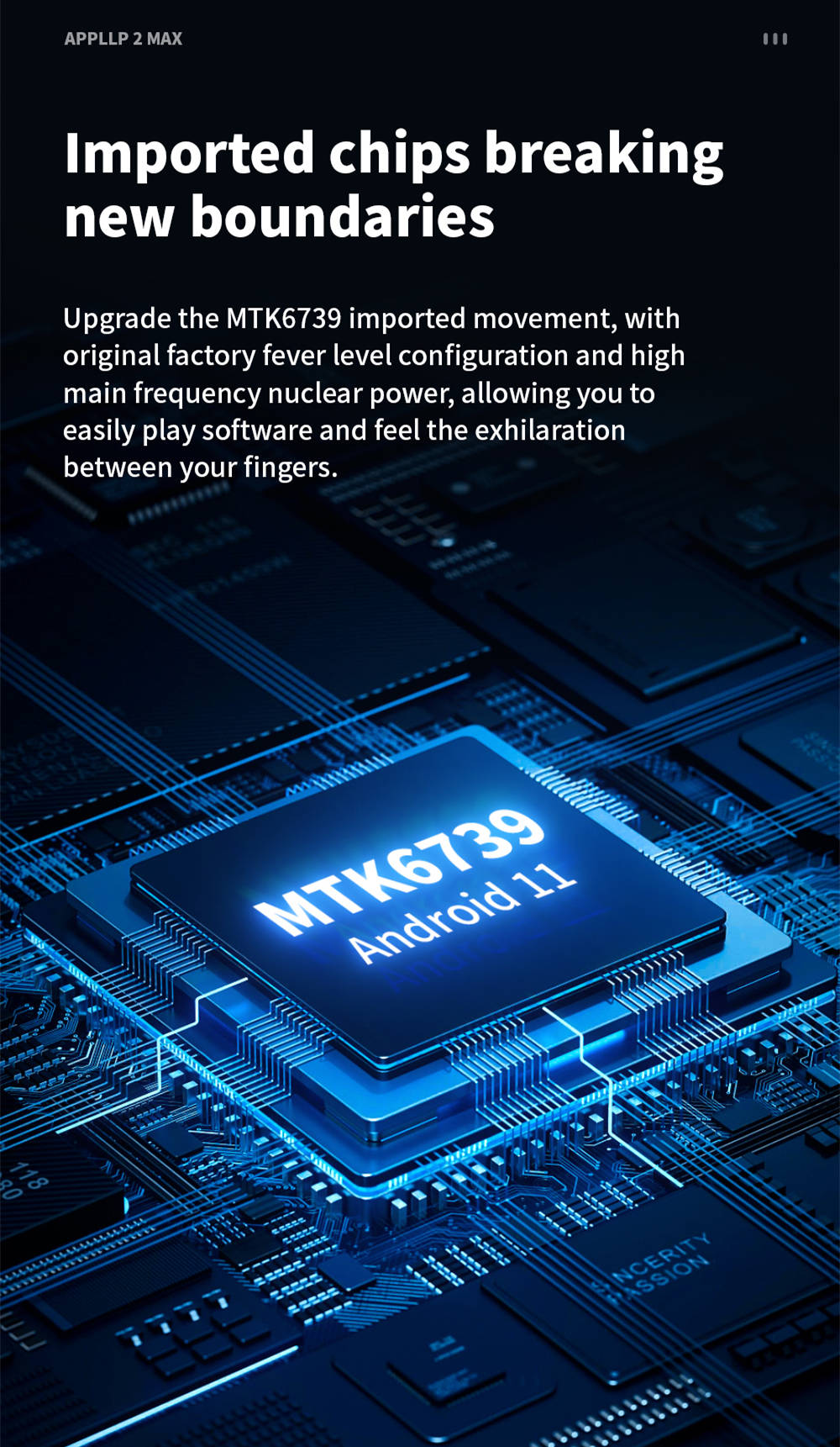 Odnímateľné inteligentné hodinky LOKMAT APPLLP 2 MAX, 2,64-palcový displej, Android 11, podpora 4G/5G SIM karty, Bluetooth pripojenie, GPS určenie polohy, batéria 1200 mAh