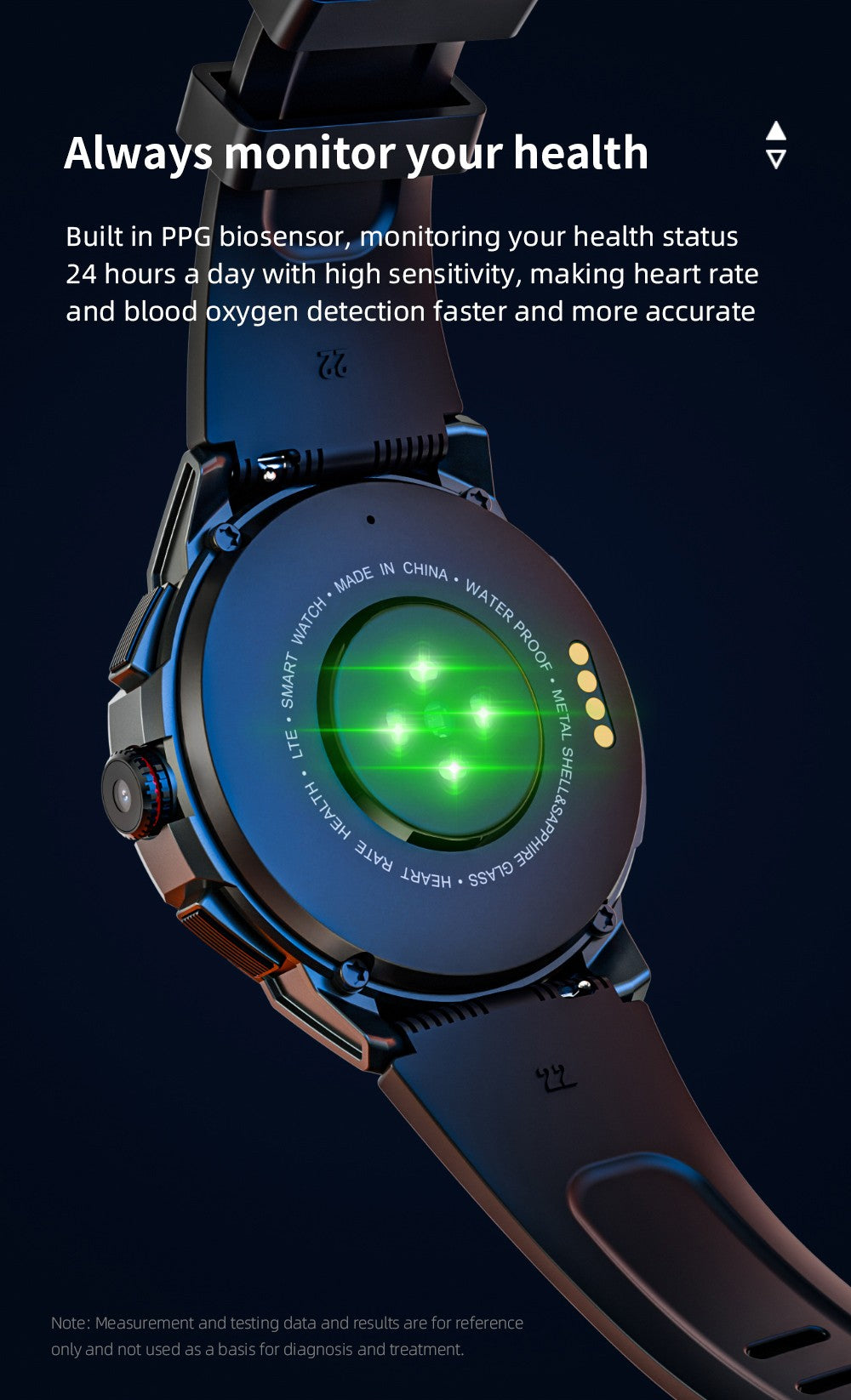 Inteligentné hodinky LOKMAT APPLLP 4G, AMOLED HD displej, NFC čítačka, monitor srdcového tepu, Bluetooth 4.2, viaceré režimy pre rôzne sporty, GPS/Beidou/Granas/AGPS/LBS určovanie polohy