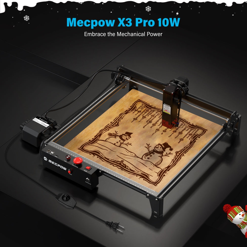 Mecpow X3 Pro 10W Laser Engraver With Air Assist Kit
