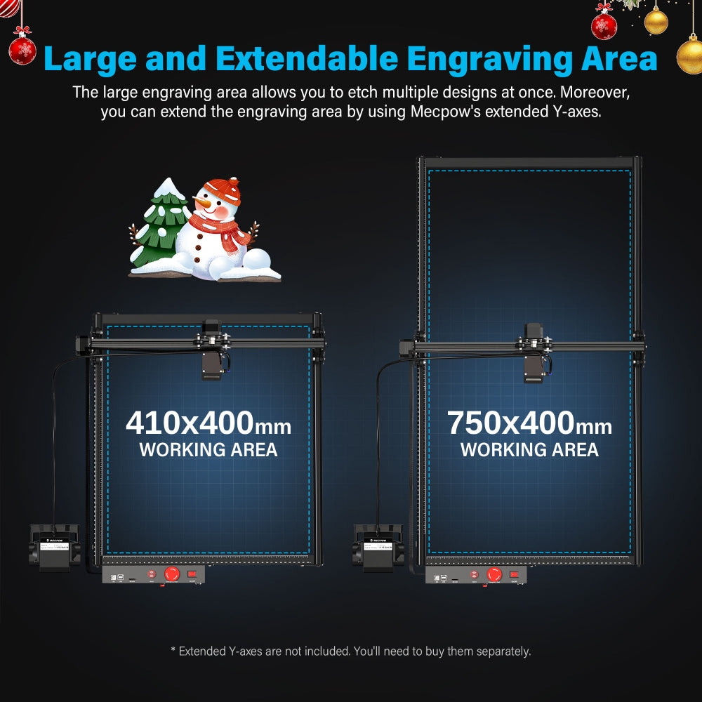 Large engraving area